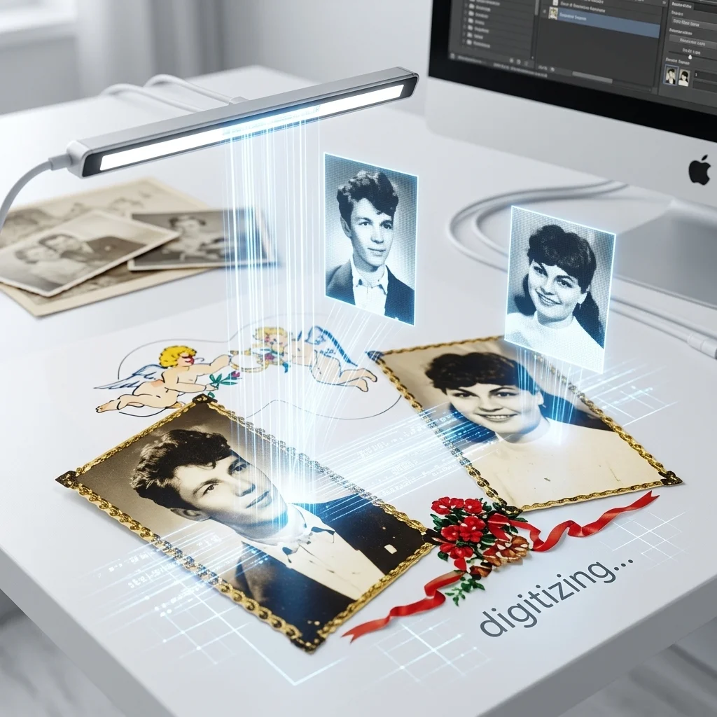 Include treasured photos in videos